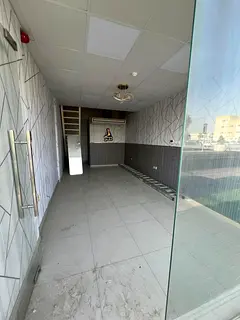 An excellent opportunity. Commercial Shop with Mezzanine for Rent on Al Talla Main Road – Al Rawda