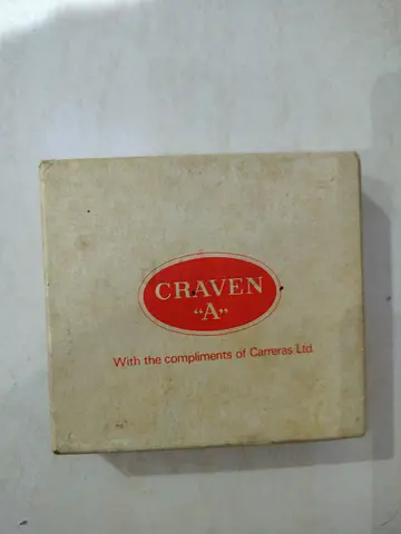 Vintage Craven A Filter King Size Pocket Lighter - Boxed Collectible