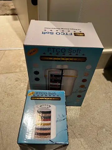 FTCO Soft Water Filter Set (new in box) — 2-piece water softening/filter units