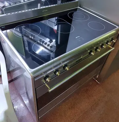 Smeg Stainless Steel Electric Range with Ceramic Hob