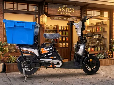 Electric delivery scooter