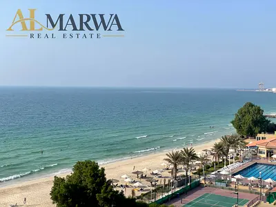 Beach View || Luxury 2BR + Maids Room|| Private Beach || Chiller Free || Parking Free || All Amenities