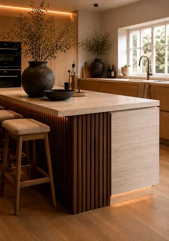 Solid Wood Kitchen Island