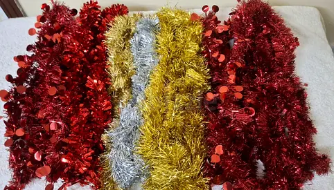 Decorative Tinsel Garlands (1-2 meter)