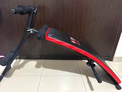 Adjustable Decline Sit-up Bench with Leg Rollers