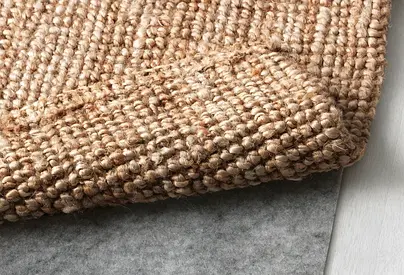 Free delivery Natural jute woven rug - beige, durable, handwoven ikea 200x300