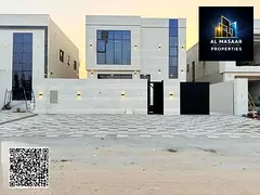 Modern villa next to Al Qabail Mall, overlooking Sheikh Mohammed Bin Zayed Road; prime location, reg