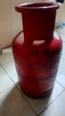 Used Red LPG Gas Cylinder - Good Condition