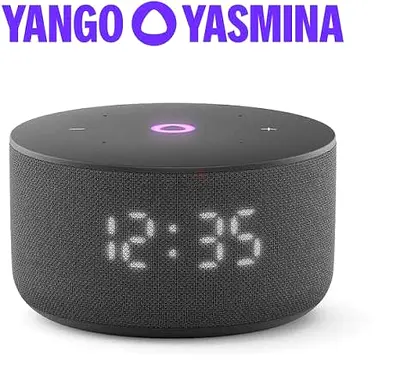 Amazon Echo Dot (4th Gen) Smart Speaker with Clock - Charcoal