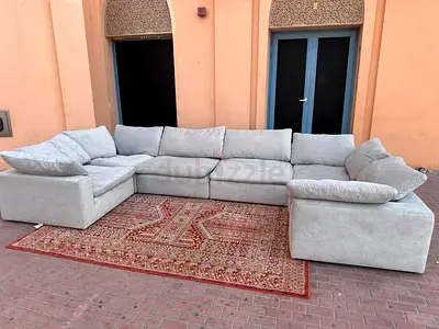 Pan Emirates Feather filled Sofa Excellent Condition
