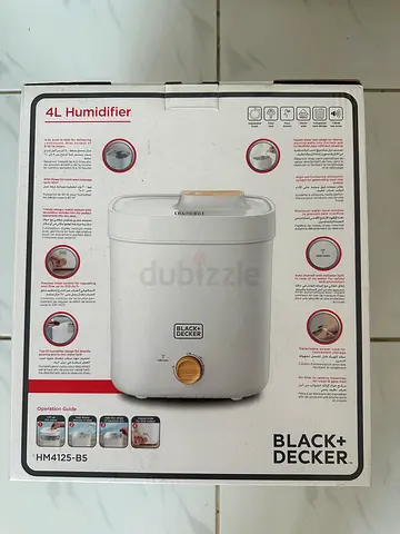 Black+Decker 4L Humidifier (Model HM4125-B5) - White, Used Box