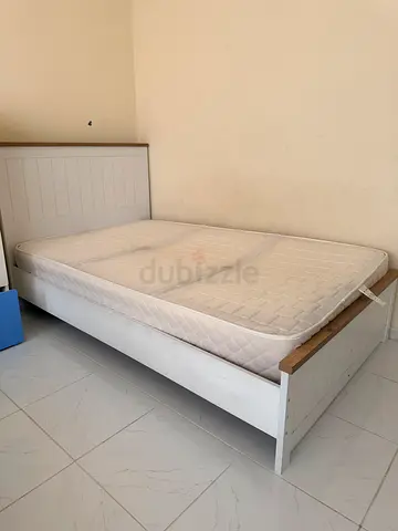 Bed and mattress 120x200 for sale 250aed