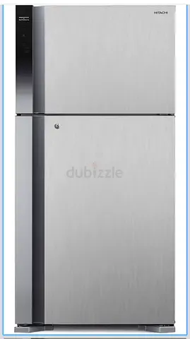 Hitachi Top Freezer Refrigerator - Silver, Good Condition