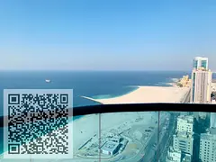 Luxury 3BR Apartment with Direct Sea View on Ajman Corniche