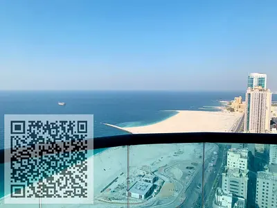 شقة فاخرة بإطلالة بحرية مباشرة على كورنيش عجمان – فرصة سكنية واستثمارية مميزة