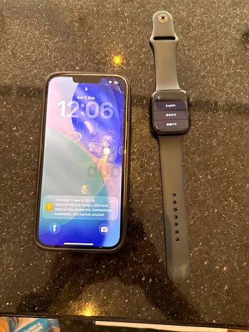 iPhone 13 pro max 128GB with Apple Watch Series 7  (Good working condition) - Bundle
