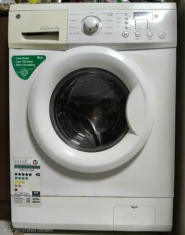 LG 7KG Inverter DirectDrive Front-Load Washing Machine - Used, Working Condition