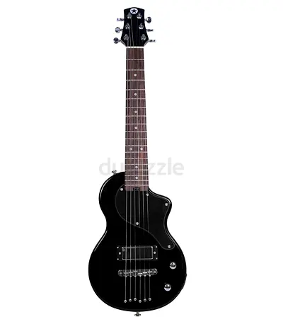 Carry-On Mini Electric Guitar ST Jet Black Finish - Brand New