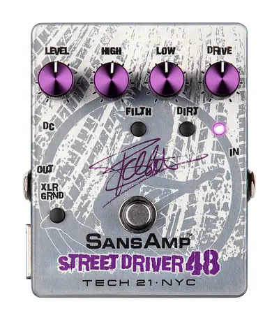 Tech21 FB48 Frank Bello Street Driver 48 Signature SansAmp - Bass Pre-amp Pedal - Brand New