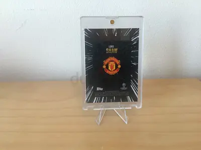 2 Luke Shaw autographs Trading Cards in Protective Case