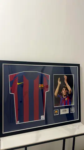 Lionel Messi Signed & Framed Barcelona 2005/06 Shirt – ICONS Certified