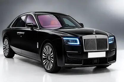 2023 Rolls-Royce Ghost | 10,500 KM | Starlight | Bespoke Orange Interior