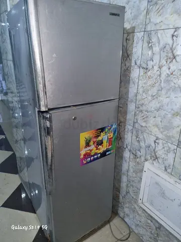 Silver double-door frige urgent for sale