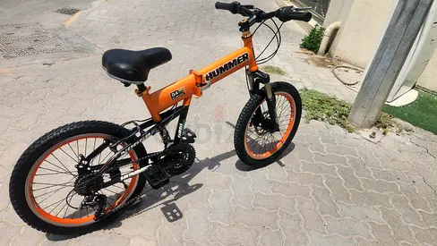 HUMMER bi cycle 20 size 21 speed shimano giyar folding good condition