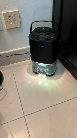 Compact portable dehumidifier - Black, lightly used
