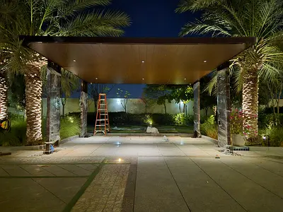 Car parking shed