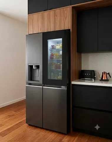 LG InstaView Double-Door Refrigerator – Modern Kitchen Fridge