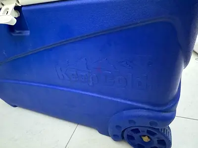 Large Wheeled KeepCold Cooler Box with Drain Plug - Good Condition