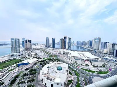 Huge Sea View 3-Bedrooms Apartment Available With All Amenities Close To Dubai Exit Al Taawun Sharjah…