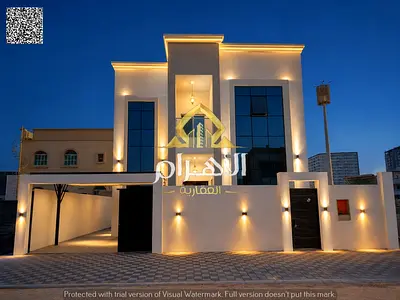 Villa on a street and alley for sale directly from the owner at a bargain price. Modern villa near the mosque, one of the most luxurious villas in Ajm