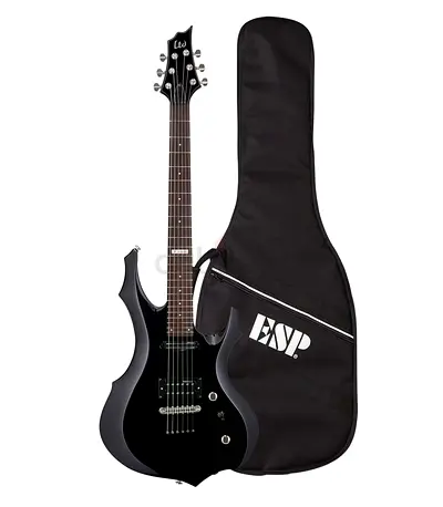 ESP LTD F-10 Series Electric Guitar in Black Finish, ESP Gig Bag Included - Brand New