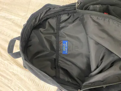 Polo Ralph Lauren black backpack - used, good condition