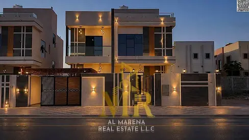 🏡 Exceptional Opportunity | Luxury Villa for Sale in Al Rawda, Ajman | 2 Floors + Rooftop | Freehold | AC Included
