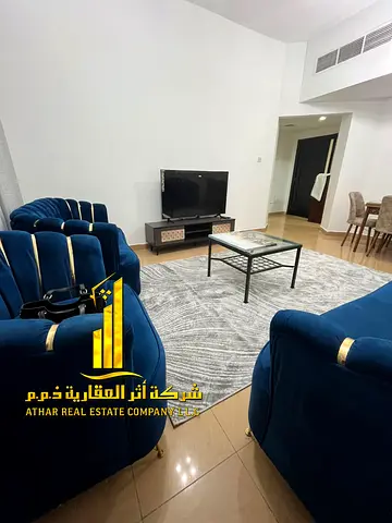 شقه فاخره ثاني ساكن غرفه وصاله مع اطلاله مفتوحه. عجمان النخيل 1 .مفروش بالكامل للإيجار الشهري✨الإيجار يشمل الفواتير والإنترنت وموقف