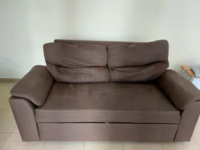 3 seater fabric sofa bed
