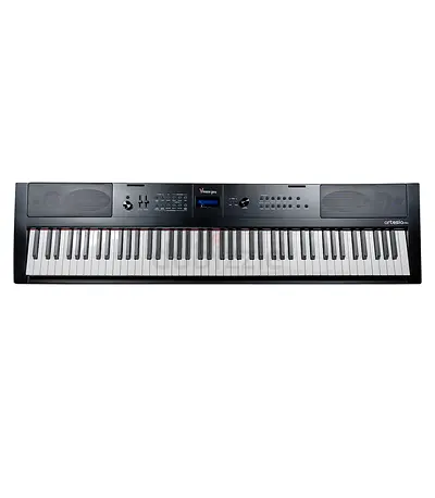 ARTESIA Vivace Series 88 Graded Hammer Action Keys Portable Digital Piano, Black - Brand New