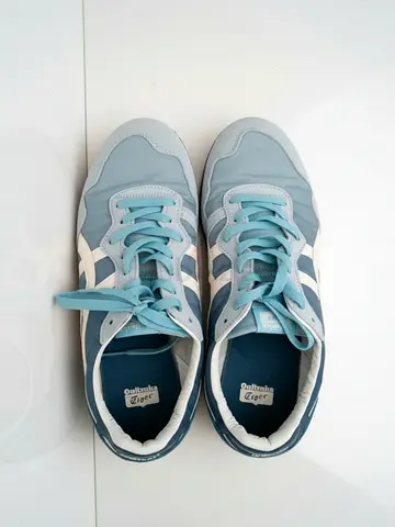Onitsuka Tiger blue casual sneakers, size 46, lightly used
