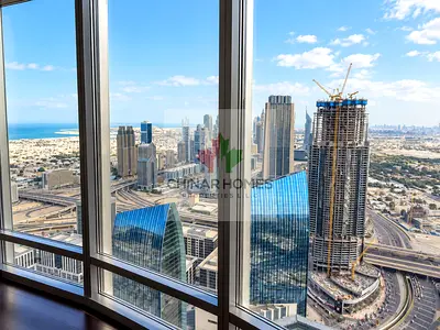 Rare Deal Burj Khalifa 2BR | Skyline View | Wooden Flooring | High Floor