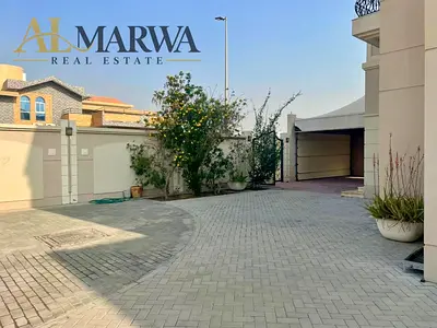 Spacious | 4-Master BR | 3-UP 1-Ground |1 Maid Room- |3-Majlis 2-Ground | DiningRoom | 1 UP- 1 Kitchen Ground And Pantry UP Small back | Garden + Park
