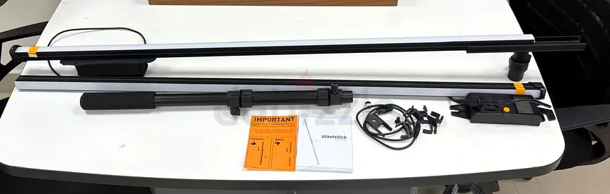 IKEA LED worklamp / desk lamp parts - long arm rail, stand and cables