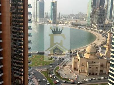 On dubai exit Sea view amazing apartment with coverd parking