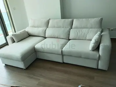 Ikea Eskilstuna L shape sofa bed with storage