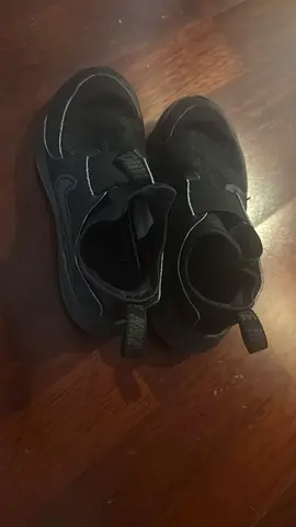 Black and White Nike slip-on casual shoes, size 13, lightly used