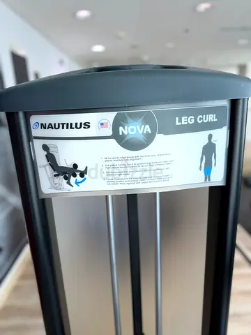 Nautilus NOVA Leg Curl Machine - Commercial Gym Equipment