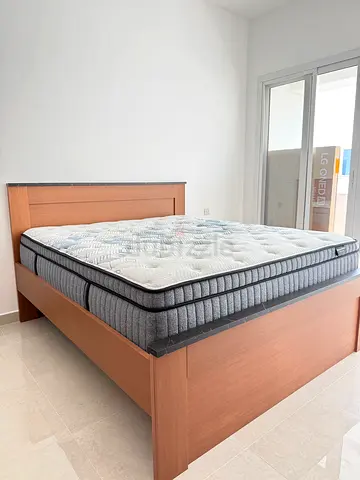 King wooden bed frame from Danube Home - Brand New, Used only for 1 week