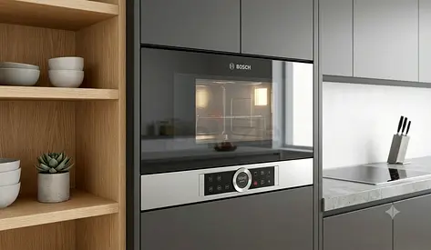 Bosch Series 8 Built-In Microwave – Modern Kitchen Appliance